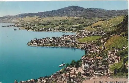 AK Territet. Montreux. ca. 1930, Postkarte. Serien Nr, ca. 1930, gebraucht, gut
