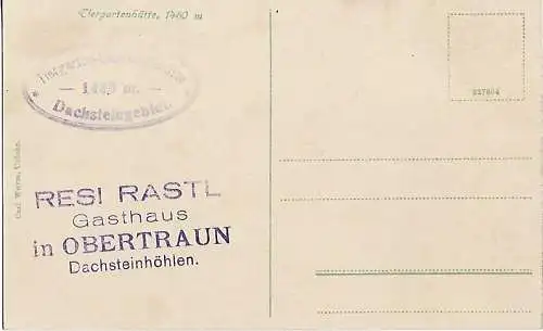 AK Tiergartenhütte. ca. 1906, Postkarte. Ca. 1906, Verlag Carl Wurm