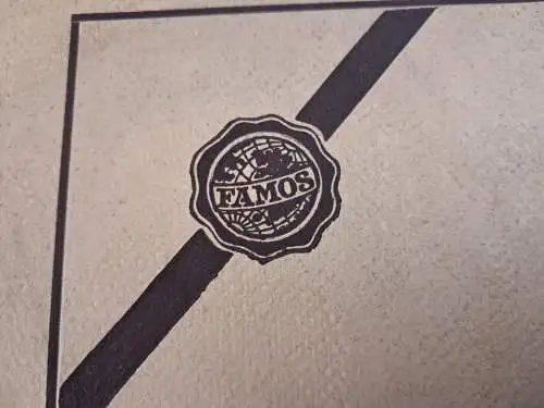 Stempelschrift Famos No. 69, Buchstaben, Pinzette und 2 Holzkörpern, Stempel
