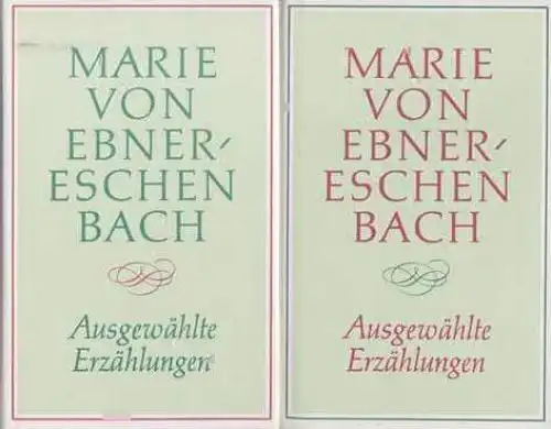 Buch: Ausgewählte Erzählungen, Ebner-Eschenbach, Marie von. 2 Bände, 1985