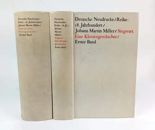 Buch: Siegwart, Miller, Johann Martin. 1971, Eine Klostergeschichte