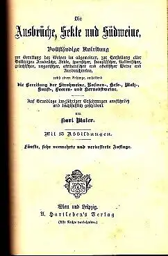 Buch: Praktischer Unterricht in der heutigen Wollenfärberei, (1) Lau. 1892