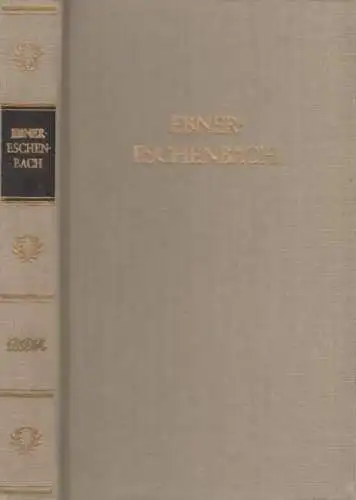 Buch: Werke in einem Band, Ebner-Eschenbach, Marie von. 1982, Aufbau Verlag