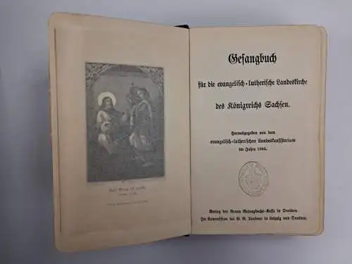 Buch: Gesangbuch für die evangelisch-lutherische Landeskirche Königreich Sachsen