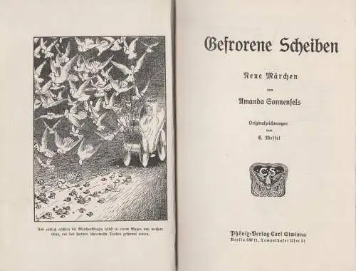 Buch: Gefrorene Scheiben, Neue Märchen, Amanda Sonnenfels, Phönix-Verlag