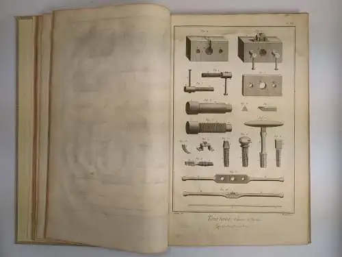 Buch: Drechsler - Tourneur et tour a figure, 1760, Diderot / d'Alembert