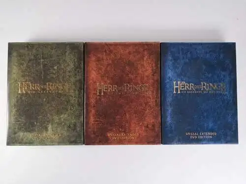 3 DVD-Boxen: Der Herr der Ringe Special extended DVD Edition, Tolkien, E. Wood