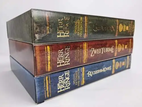 3 DVD-Boxen: Der Herr der Ringe Special extended DVD Edition, Tolkien, E. Wood