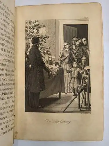 Buch: Das Christfest in der Familie Frommhold, R Baron, 1854, Trewendt & Grainer
