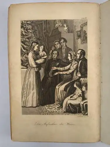Buch: Das Christfest in der Familie Frommhold, R Baron, 1854, Trewendt & Grainer