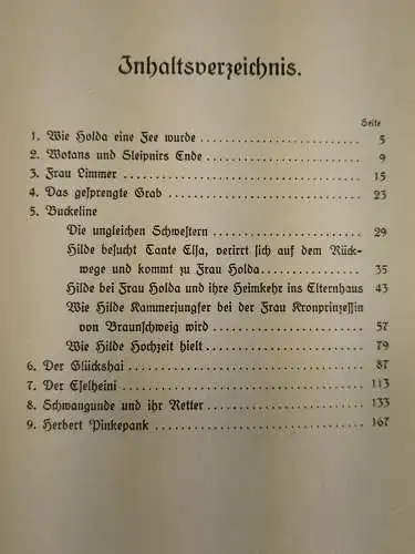Buch: Hannoversche Märchen, Joh. Wortmann (Onkel Hans), 1922, Hermann Jensen