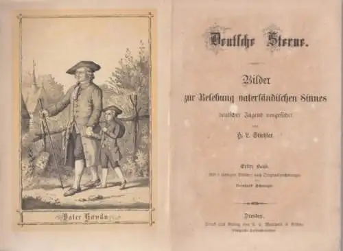 Buch: Deutsche Sterne, Stiehler, H. L, Verlag C. C. Meinhold & Söhne