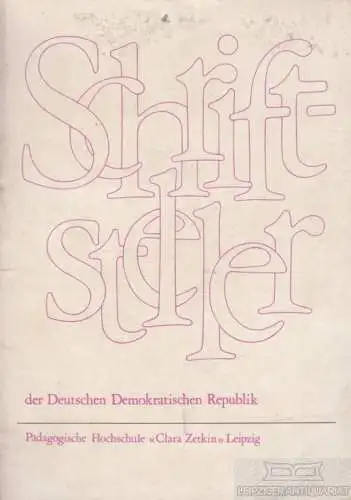 Buch: Schriftsteller der Deutschen Demokratischen Republik, Kern. 1977