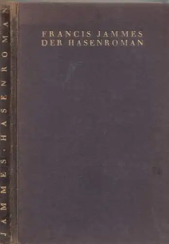 Buch: Der Hasenroman, Jammes, Francis. Fischer Bücherei, 1920, gebraucht, gut