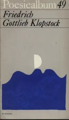 Buch: Poesiealbum, Klopstock, Friedrich Gottlieb. Poesiealbum, 1974