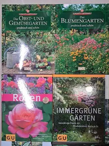 21 Bücher Garten: 1000 Gartenpflanzen, Rosen, Kräuter, Ratgeber, wenig Zeit ...