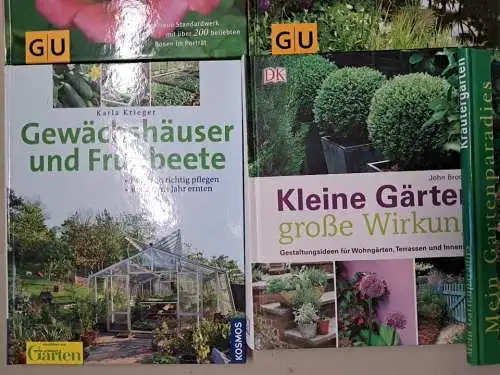 21 Bücher Garten: 1000 Gartenpflanzen, Rosen, Kräuter, Ratgeber, wenig Zeit ...