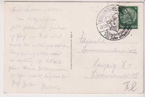 AK Marienburg Westpr. - Im Schloß, ca. 1939, Schöning & Co., gelaufen, gebraucht