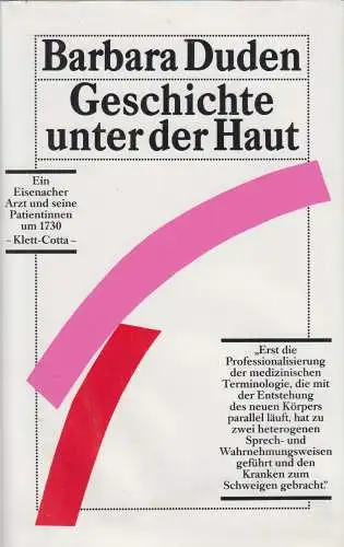 Buch: Geschichte unter der Haut, Barbara Duden, 1987, Klett-Cotta Verlag