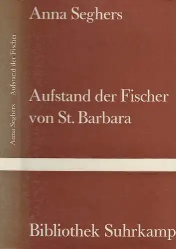 Buch: Aufstand der Fischer von St. Barbara, Anna Seghers, 1964, Suhrkamp Verlag
