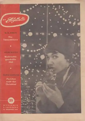 Zeitschrift: Die Schatulle 25 / 1960, 5. Jahrgang, Huhn, Kurt, Berlin Verlag