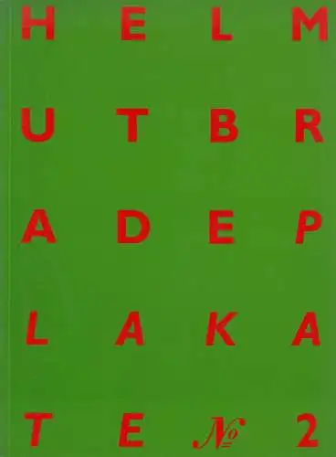 Buch: Helmut Brade - Plakate No. 2 1987-92, Halle (Saale), 1993