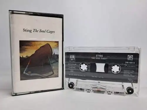 MC: Sting - The Soul Cages, 1991, A&M Records 396 405-4, Kassette, Musik, Tape
