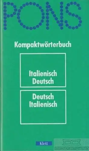 Buch: PONS-Kompaktwörterbuch Italienisch, Klausmann-Molter. 1996, gebraucht, gut