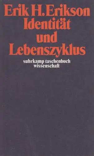 Buch: Identität und Lebenszyklus, Erikson, Erik H., 1989, Suhrkamp Taschenbuch