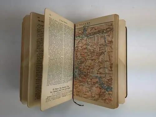 Buch: Deutsche Alpen, Zweiter Teil, Meyers Reisebücher, 1897, gebraucht, gut