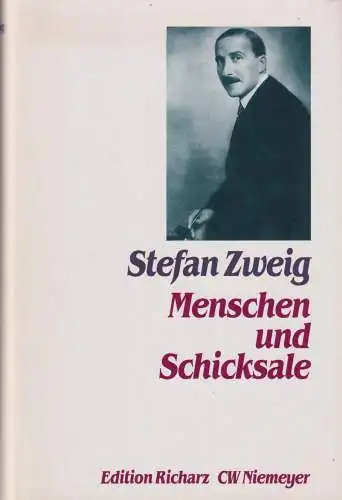 Buch: Menschen und Schicksale, Zweig, Stefan. 1993, Edition Richarz, Niemeyer