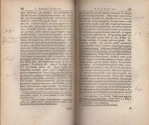 Buch: L. Annaei Senecae Philosophi Opera Omnia. Seneca, 1741, Weidmann