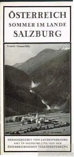 Buch: Österreich - Sommer im Lande Salzburg, gebraucht, gut
