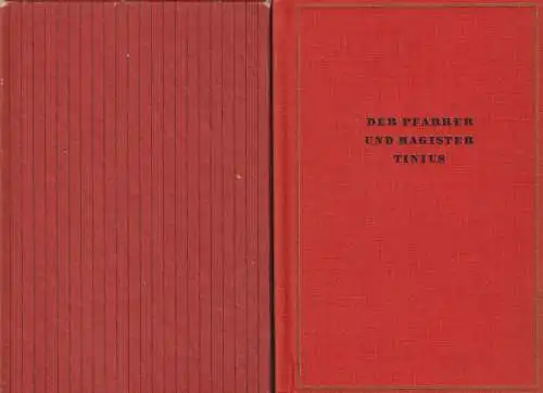 Buch: Der Pfarrer und Magister Tinius, Arnold, Ernst. 1977, gebraucht, gut