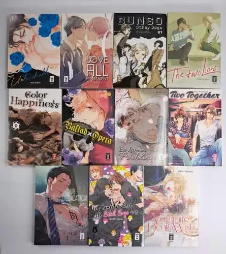 40 Mangas + 9 Heftchen von altraverse, Egmont, Carlsen, Tokyopop, sehr gut!