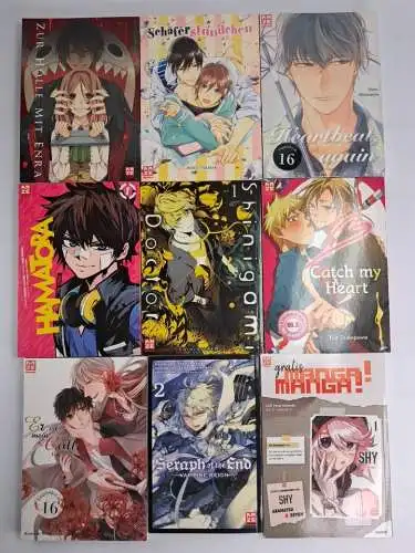 40 Mangas + 9 Heftchen von altraverse, Egmont, Carlsen, Tokyopop, sehr gut!
