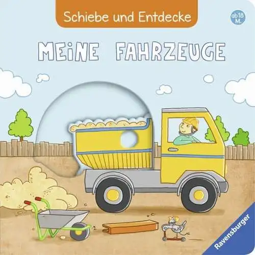 Pappbilderbuch: Schiebe und Entdecke - Meine Fahrzeuge, 2018, Ravensburger