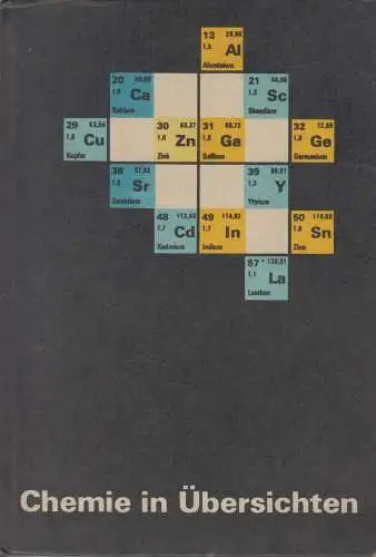 Buch: Chemie in Übersichten, Sommer, Klaus. 1970, gebraucht, gut