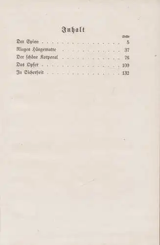 Buch: Die roten Namen, Erzählungen, Aage von Kohl, 1920, Hyperion Verlag