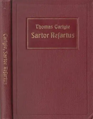 Buch: Sartor Resartus oder Leben und Meinungen des ..., Thomas Carlyle, Hendel