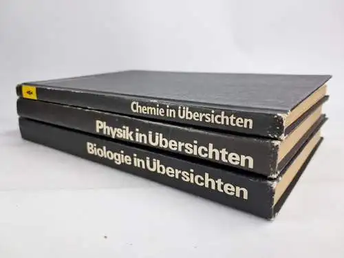 3 Bücher Biologie / Physik / Chemie in Übersichten, Volk und Wissen Verlag