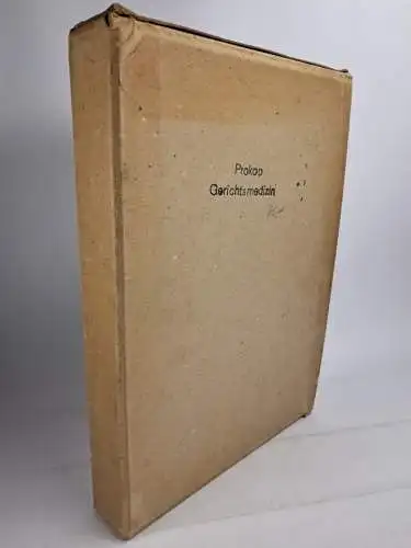 Buch: Lehrbuch der gerichtlichen Medizin, O. Prokop, 1960, Volk und Gesundheit