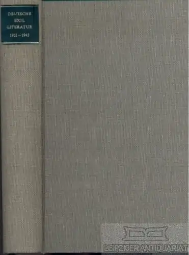 Buch: Deutsche Exil-Literatur 1933-1945, Sternfeld, Wilhelm / Tiedmann, Eva
