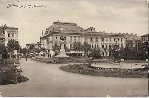 AK Braila. Piata St. Arhangheli. ca. 1912, Postkarte. Ca. 1912, gebraucht, gut