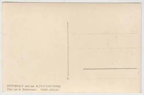 AK Bad Ziegenhals Blick von der Bischofskoppe, Glucholazy, Postkarte, ungelaufen