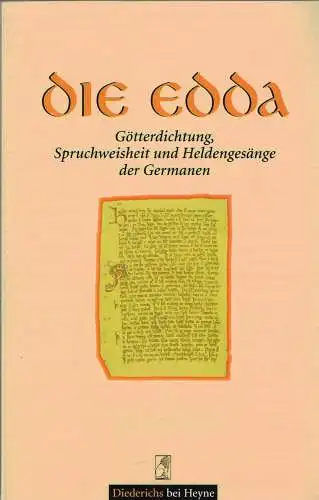 Buch: Die Edda, Schier, Kurt, 1996, Heyne, Götterdichtung...der Germanen