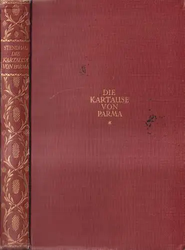 Buch: Die Kartause von Parma, Stendhal, Friedrich. 1925, Insel-Verlag