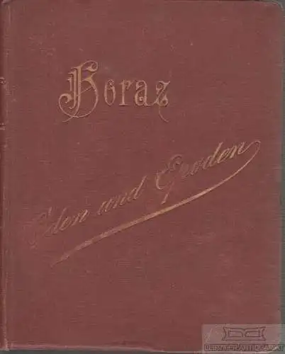 Buch: Oden und Epoden, Horaz, A. Hofmann & Comp, gebraucht, gut