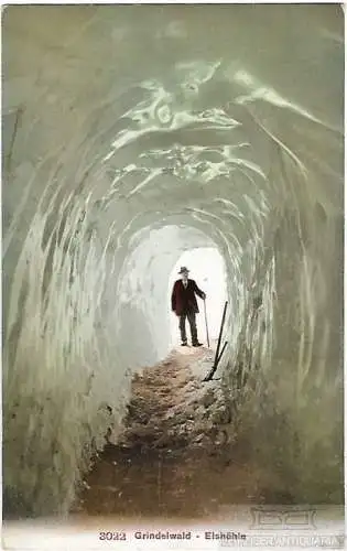 AK Grindelwald. Eishöhle. ca. 1911, Postkarte. Serien Nr, ca. 1911