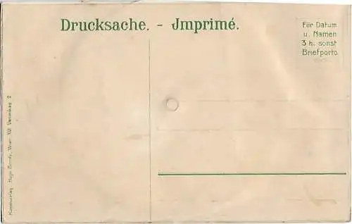 AK Wien. Leuchtbrunnen am Schwarzenbergplatz. ca. 1907, Postkarte. Ca. 1907